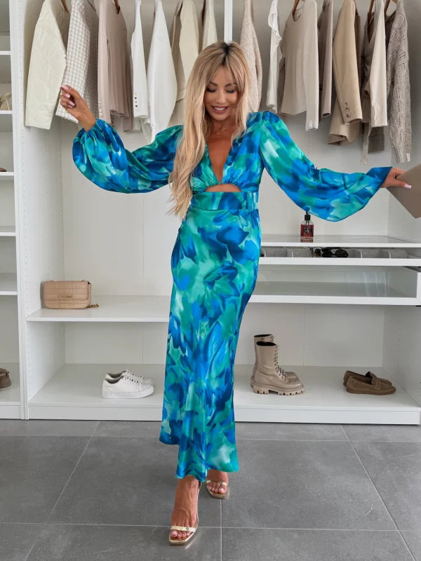 VIRGINIA - DRESS WITH PUFF SLEEVES