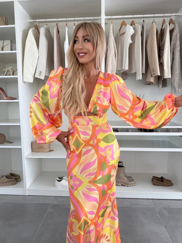 VIRGINIA - DRESS WITH PUFF SLEEVES
