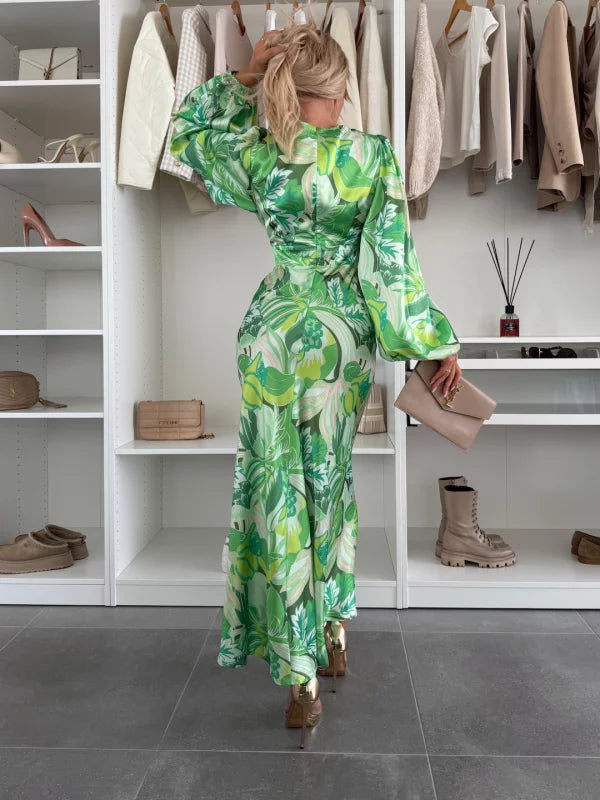 VIRGINIA - DRESS WITH PUFF SLEEVES